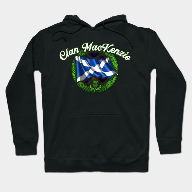 Scottish Flag Clan MacKenzie Hoodie by Celtic Folk